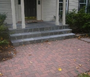 Natural Stone Steps and Brick Pavers, Annapolis